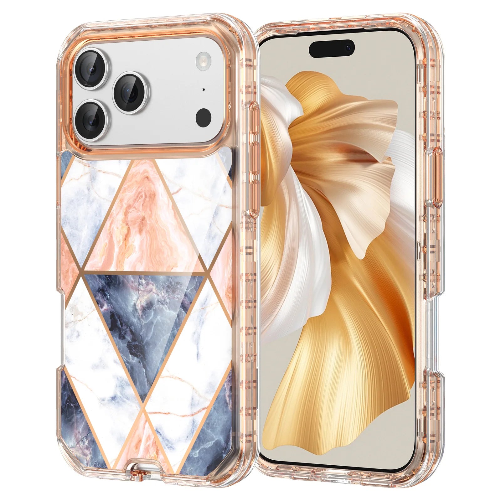 Luxury Hard Pc Electroplate Marble Pattern Phone case