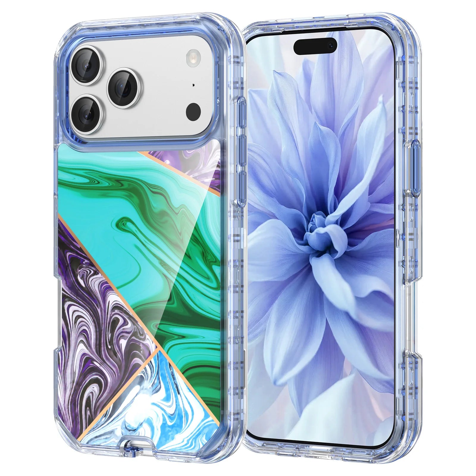 Luxury Hard Pc Electroplate Marble Pattern Phone case