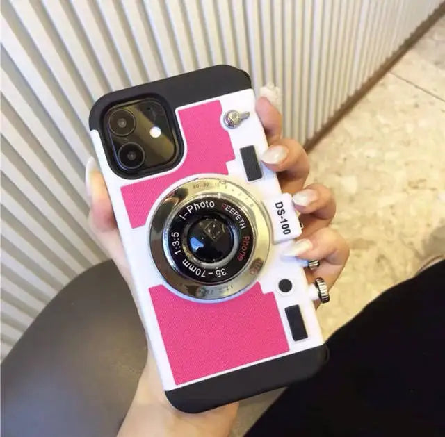 Luxury 3D Camera Phone Case for Samsung