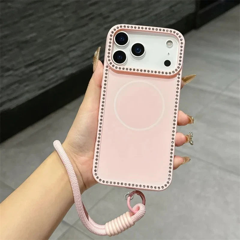 Luxury Glitter Lanyard Case for iPhone