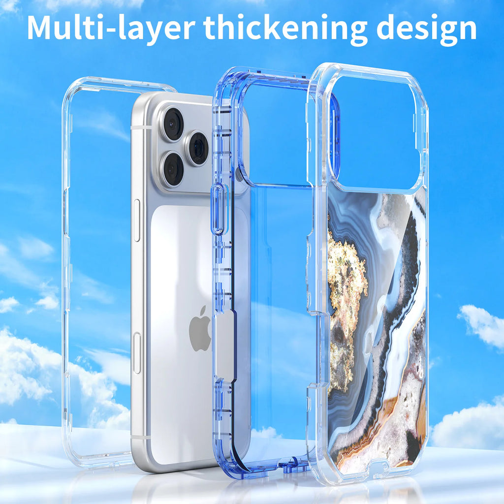 Luxury Hard Pc Electroplate Marble Pattern Phone case
