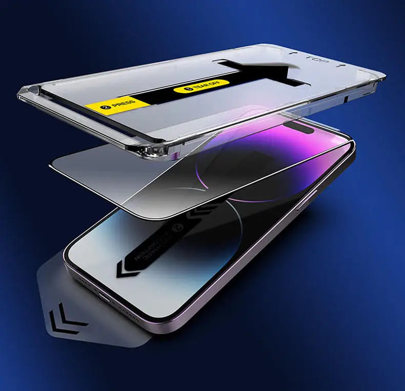 Anti-Spy Tempered Glass for iPhone And Samsung