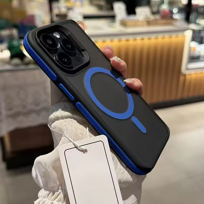 PatchLux MagCase – Frosted Translucent Anti-Slip Magnetic Cover for iPhone