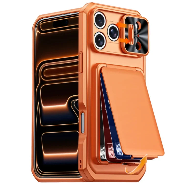 Wallet Shockproof Cover Anti-fingerprint Luxury Card Holder Phone