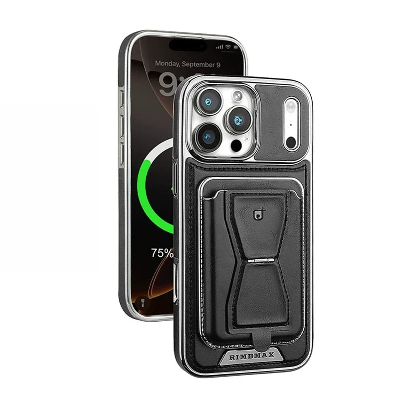 2 in 1 Detachable Wallet Phone Case With Magnetic Card Holder