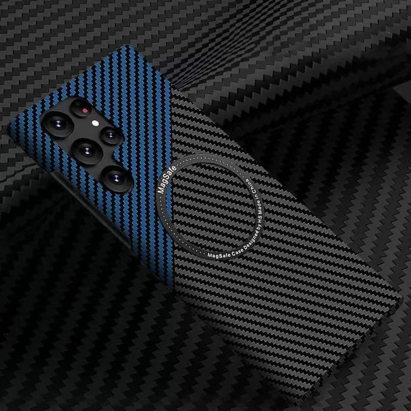 PC Material Carbon Fiber Texture Shockproof