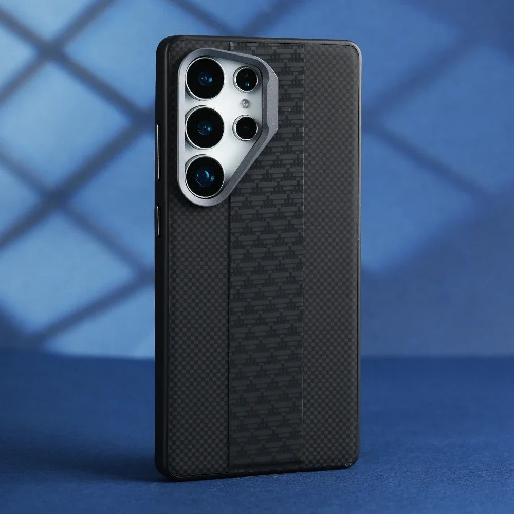 Custom PU Leather Phone Case for Samsung and Iphone Triangular Pattern Case