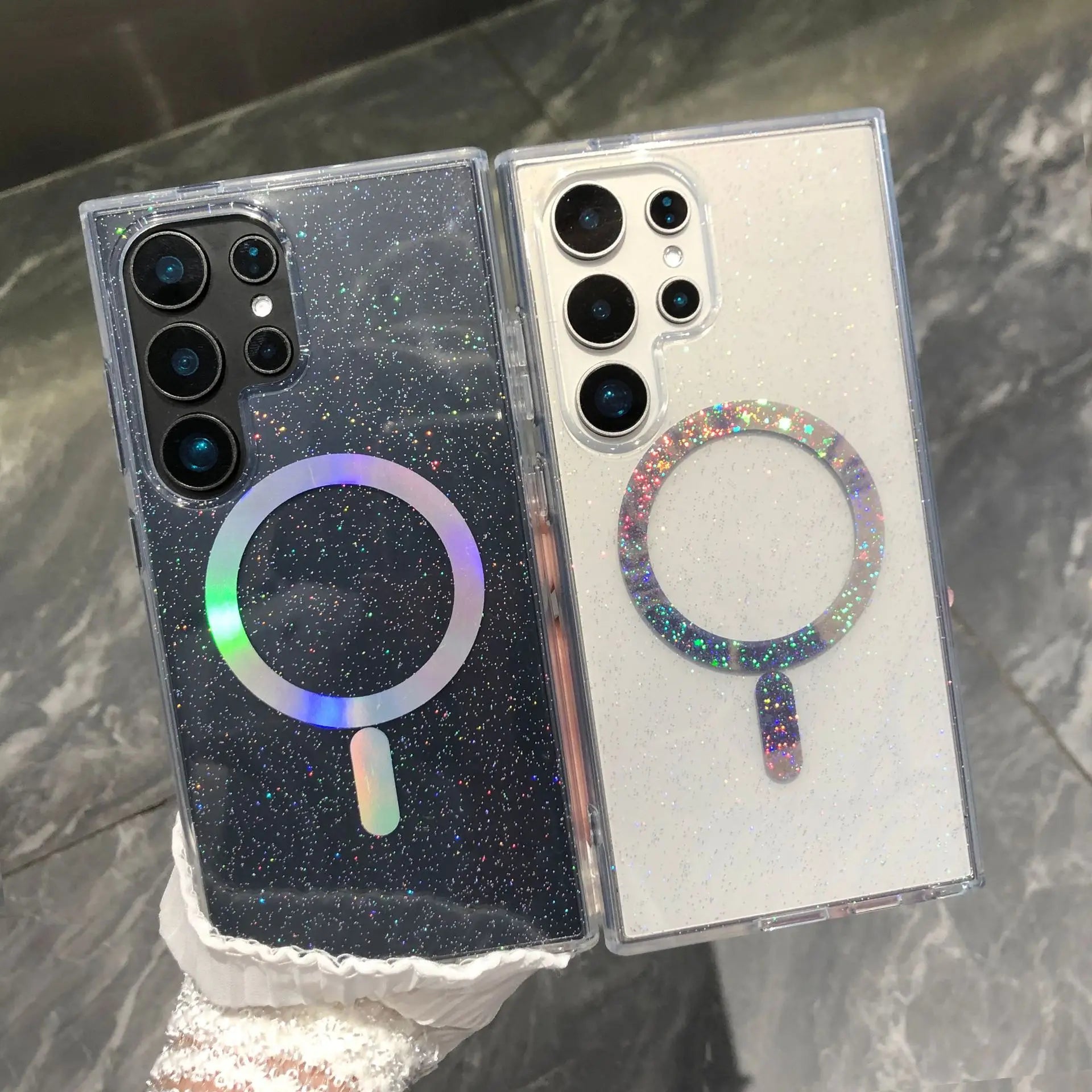 Bling Laser IMD Magnetic Ring Case for Samsung