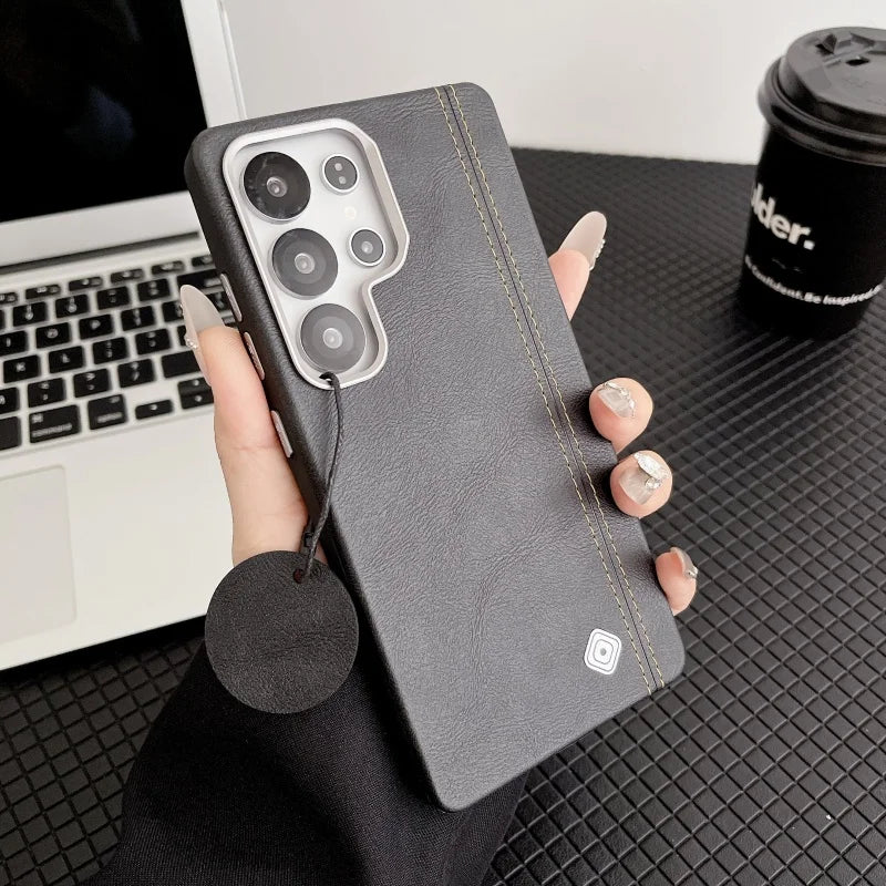 Business PU Leather Magnetic Phone Case for Samsung