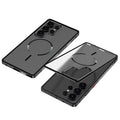 Metal Border Frosted PC Backplate Phone Case