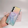 For Samsung New Gradient Magnetic Phone Case