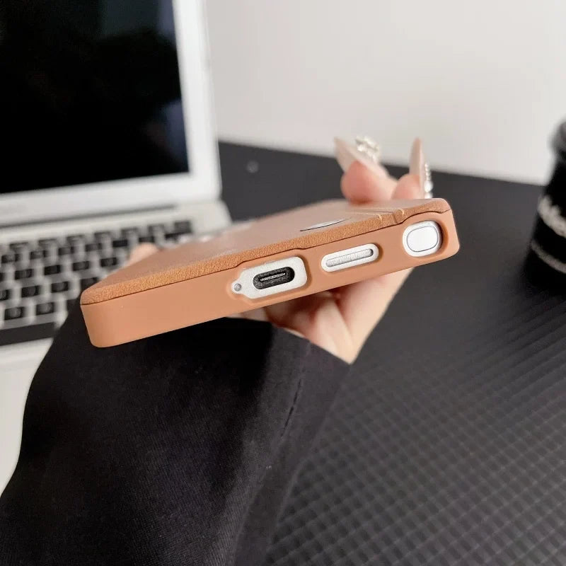 Business PU Leather Magnetic Phone Case for Samsung