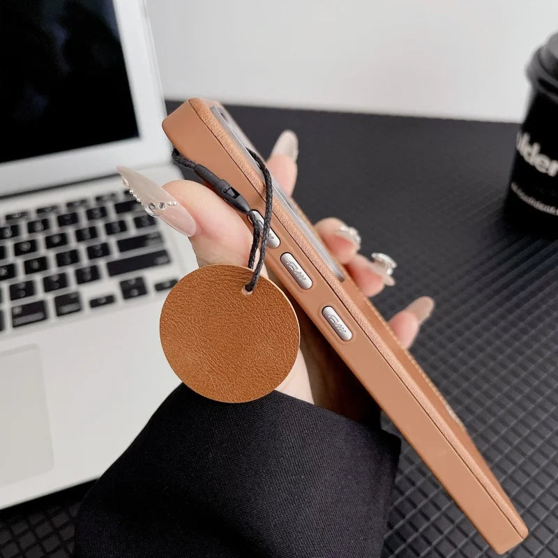 Business PU Leather Magnetic Phone Case for Samsung
