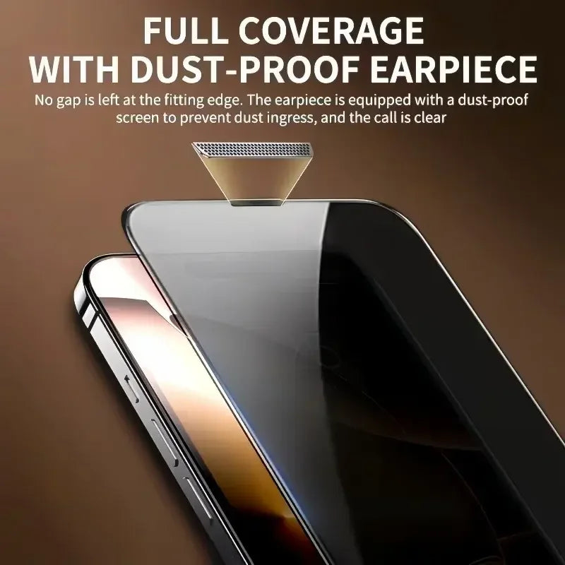 Anti-Spy Tempered Glass for iPhone And Samsung