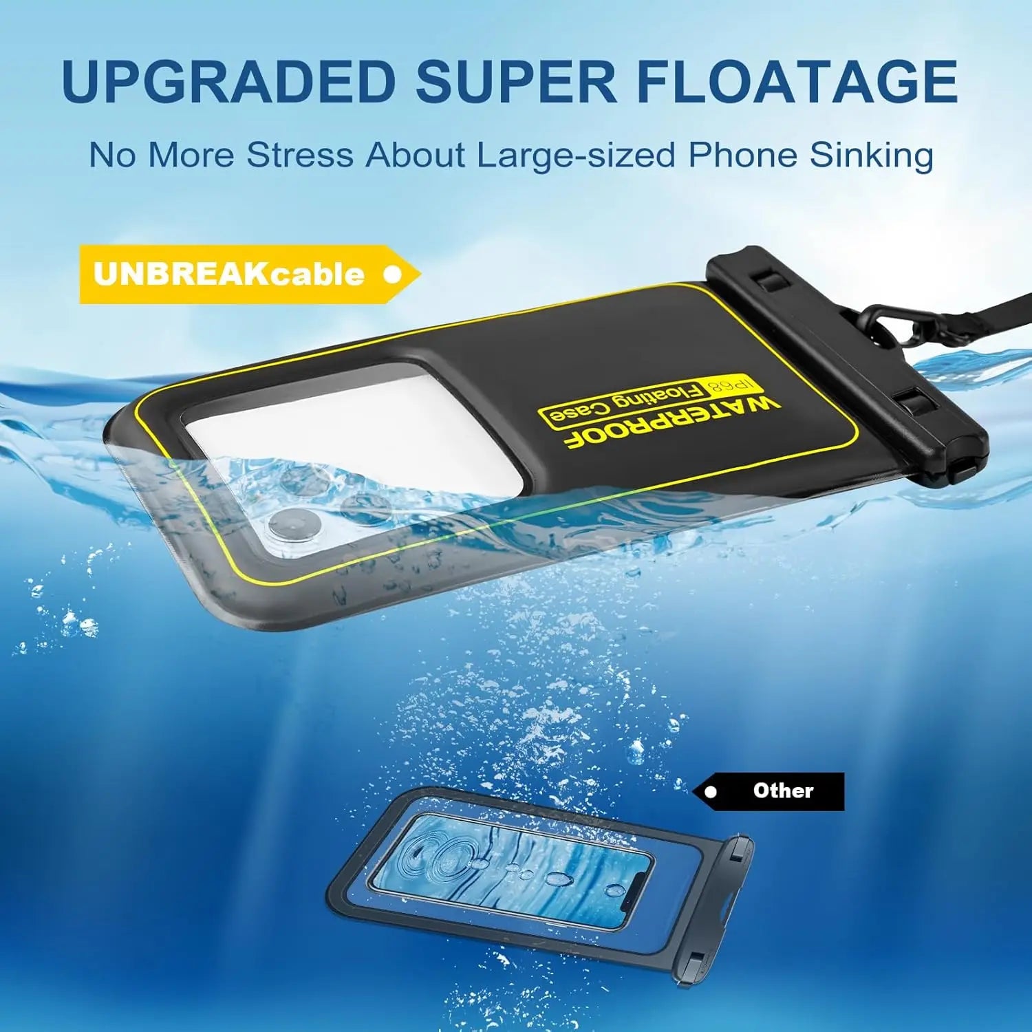 Dustproof waterproof Custom Large-Size Waterproof Mobile Phone case