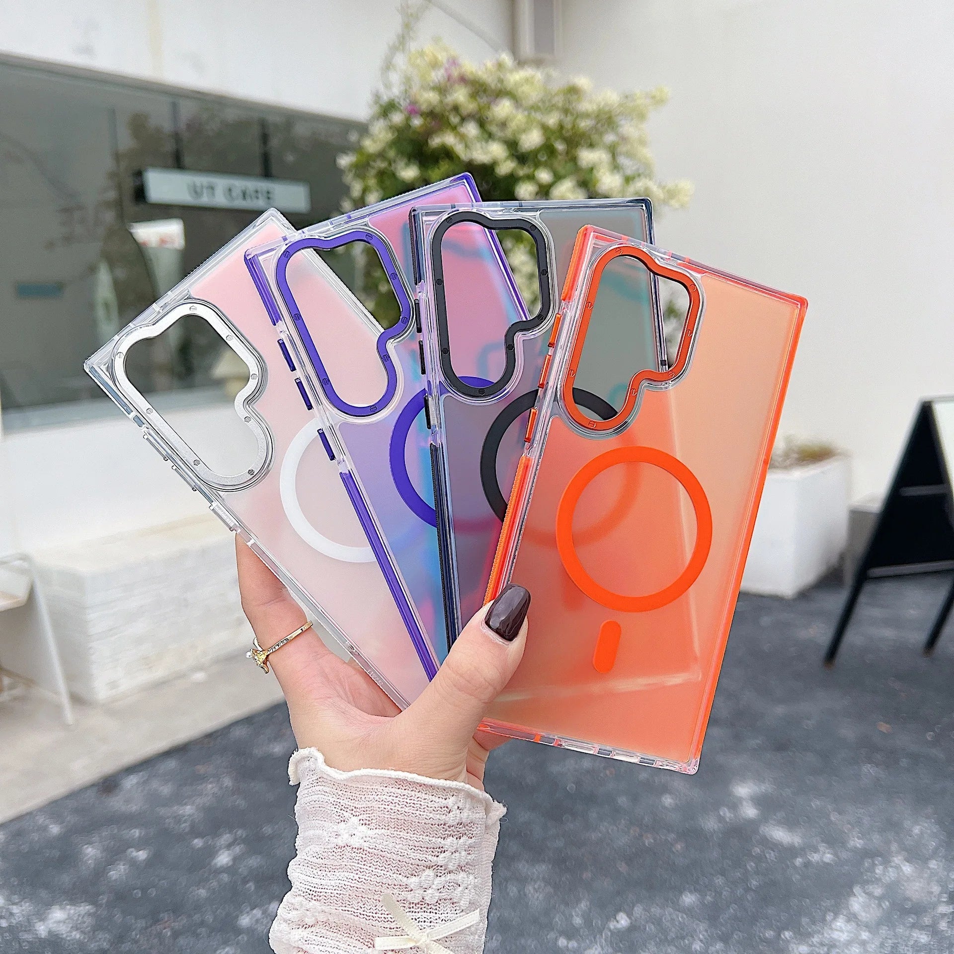 Translucent TPU PC Phone Case