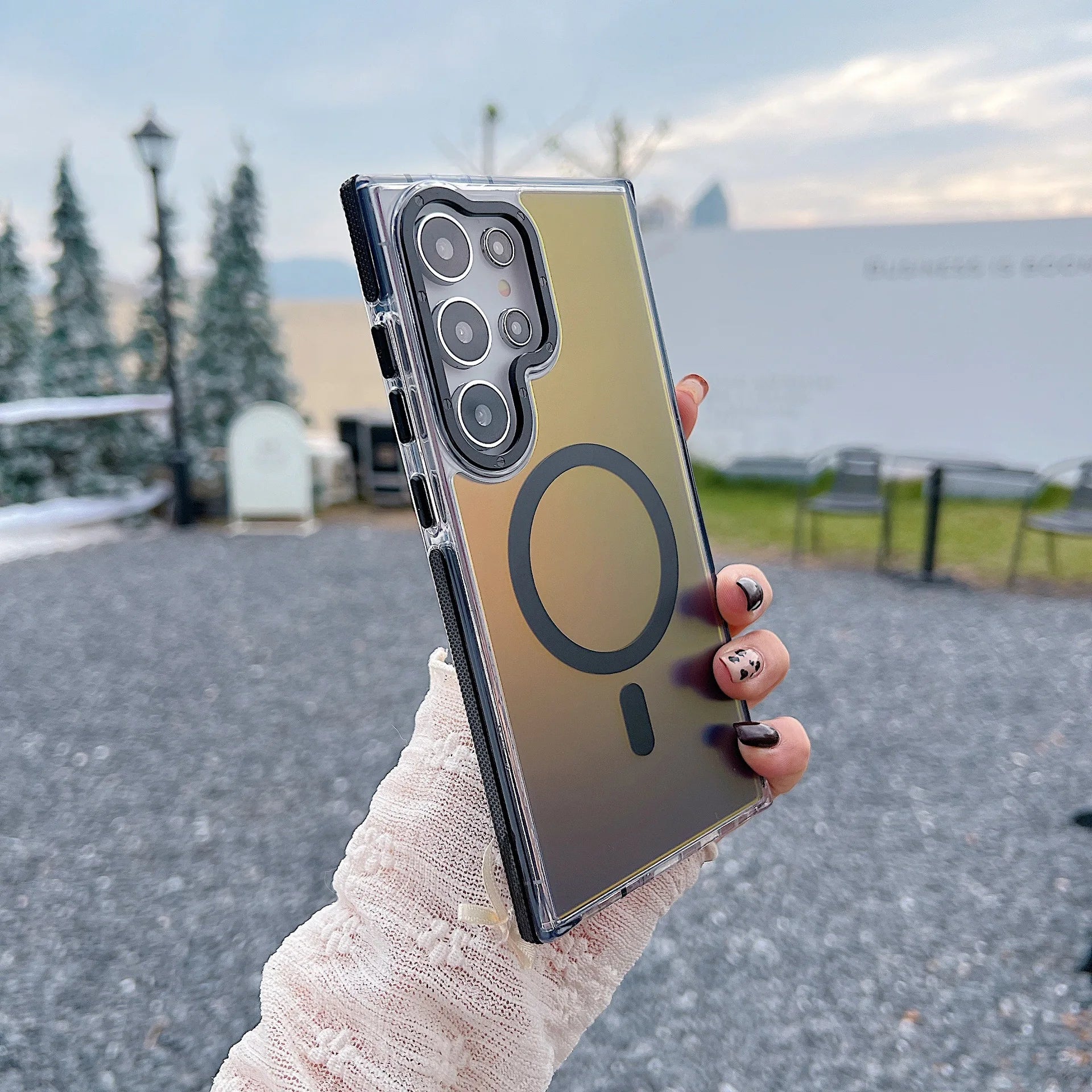 Translucent TPU PC Phone Case