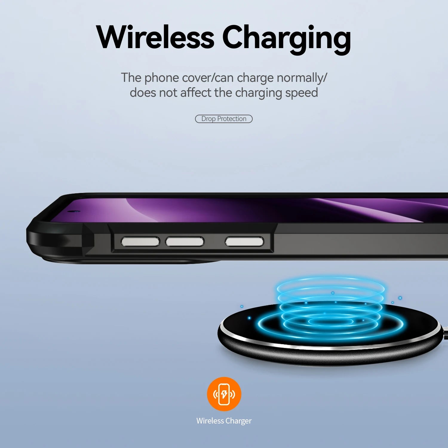 Shockproof Clear Hard Back Cover