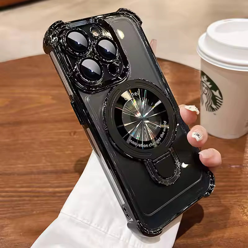 ClearStand Pro – Transparent Kickstand Case for iPhone