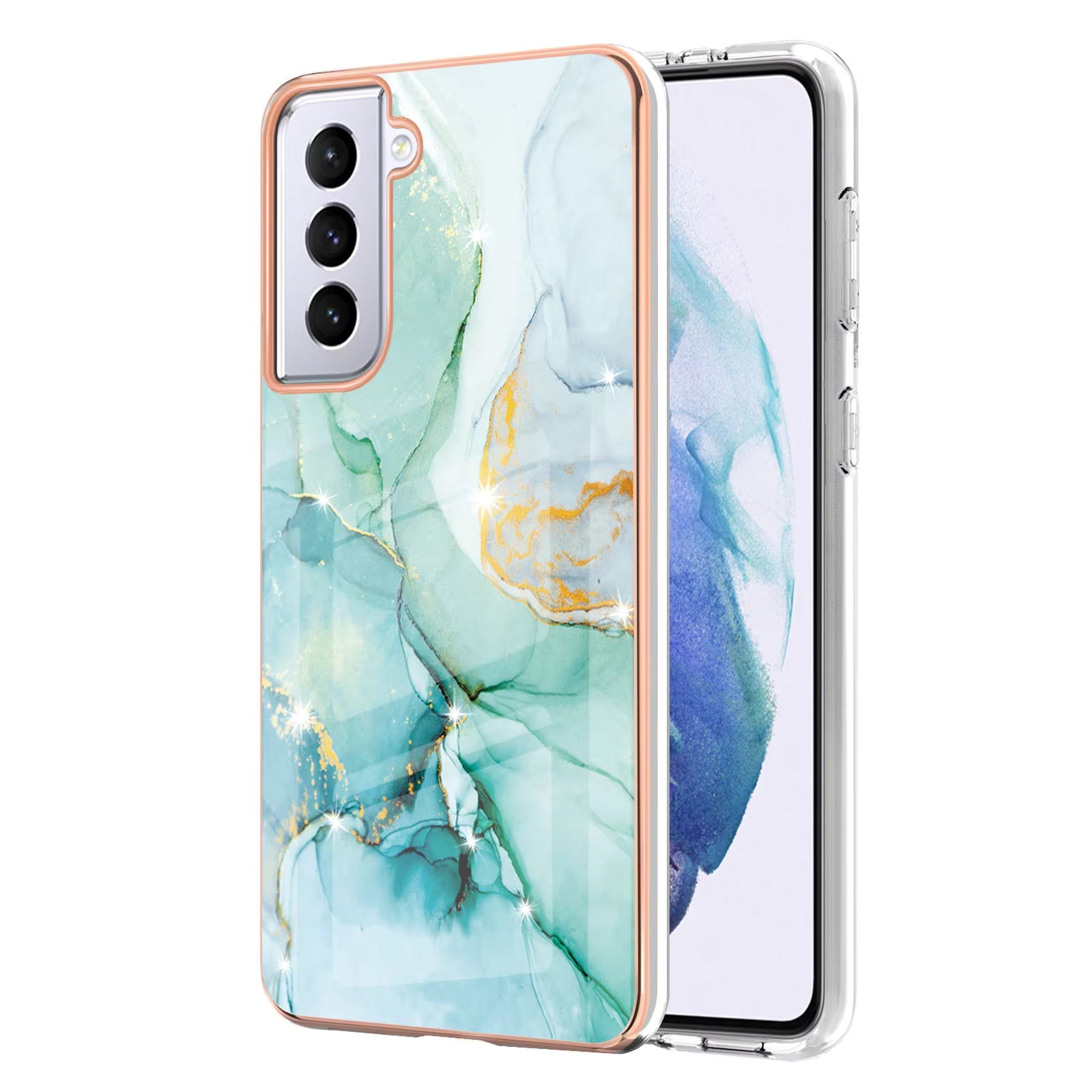 Tempered Glass Shockproof Hard Case for Samsung
