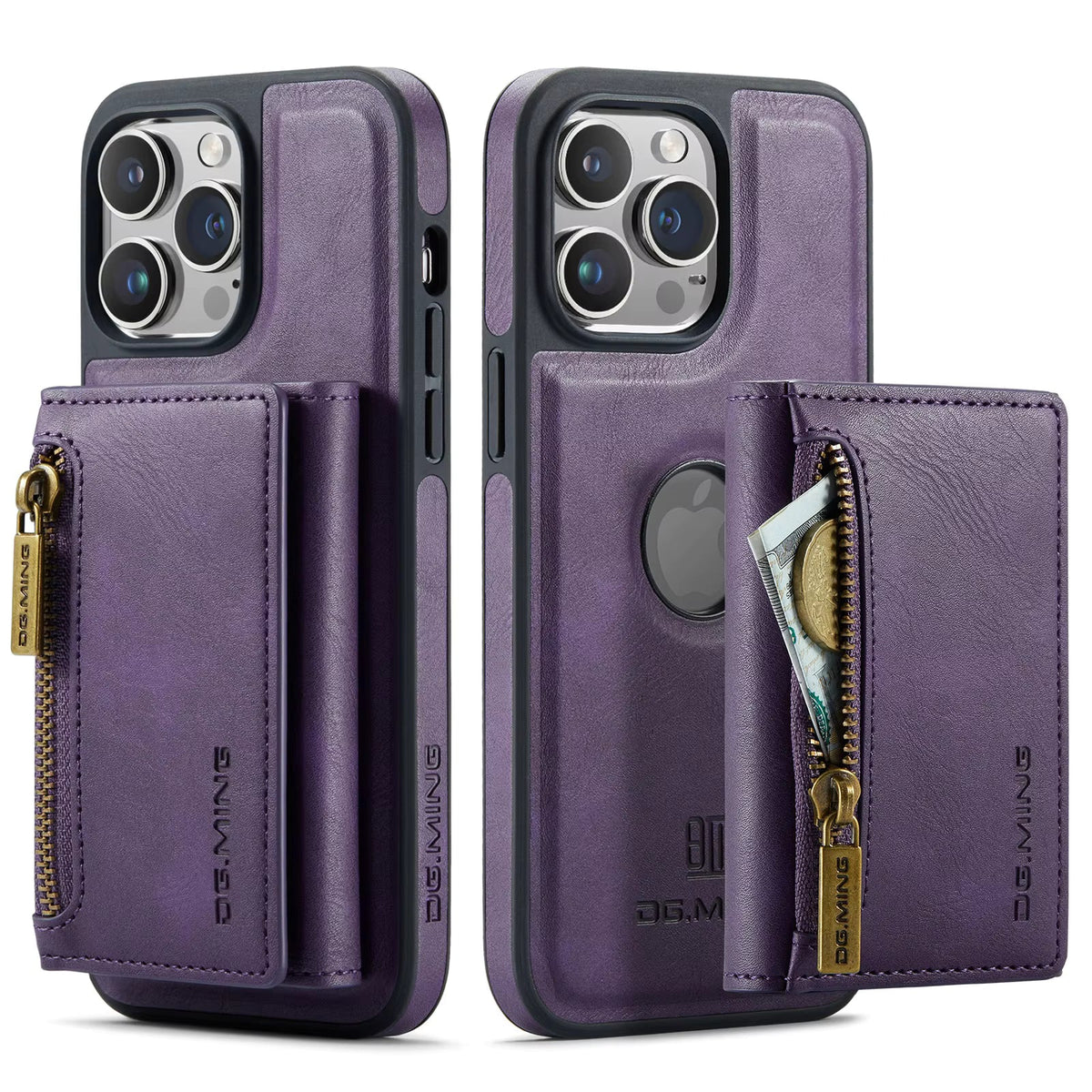 Luxury iPhone  Wallet Case – PU Leather with Magnetic Closure & Card Slots
