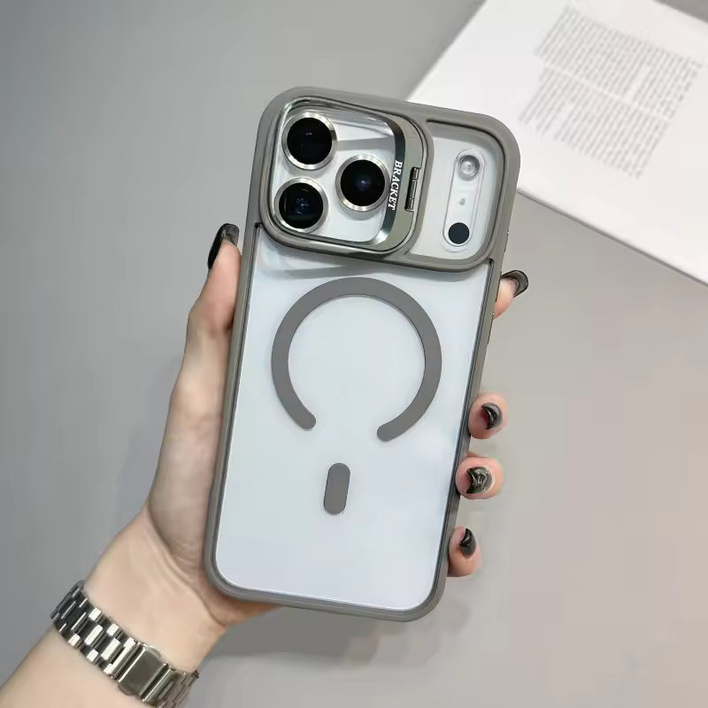 Magnetic Transparent Shockproof Case for iPhone 13-17 Pro Max