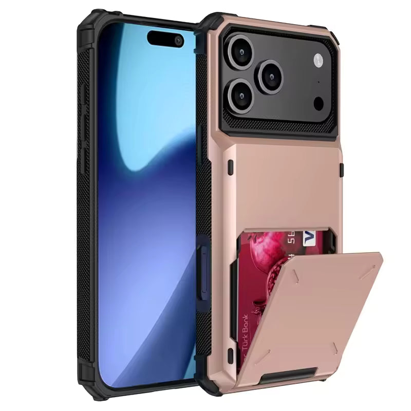 Magnetic Flip Card Holder Case
