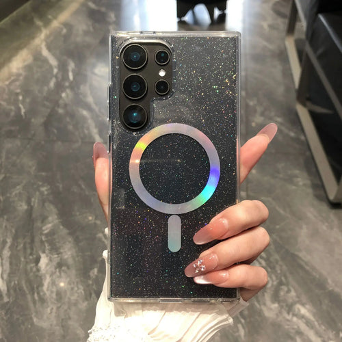 Bling Laser IMD Magnetic Ring Case for Samsung