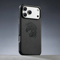 Premium PU Leather iPhone 17/16/15 Pro Max Case