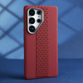 Custom PU Leather Phone Case for Samsung and Iphone Triangular Pattern Case