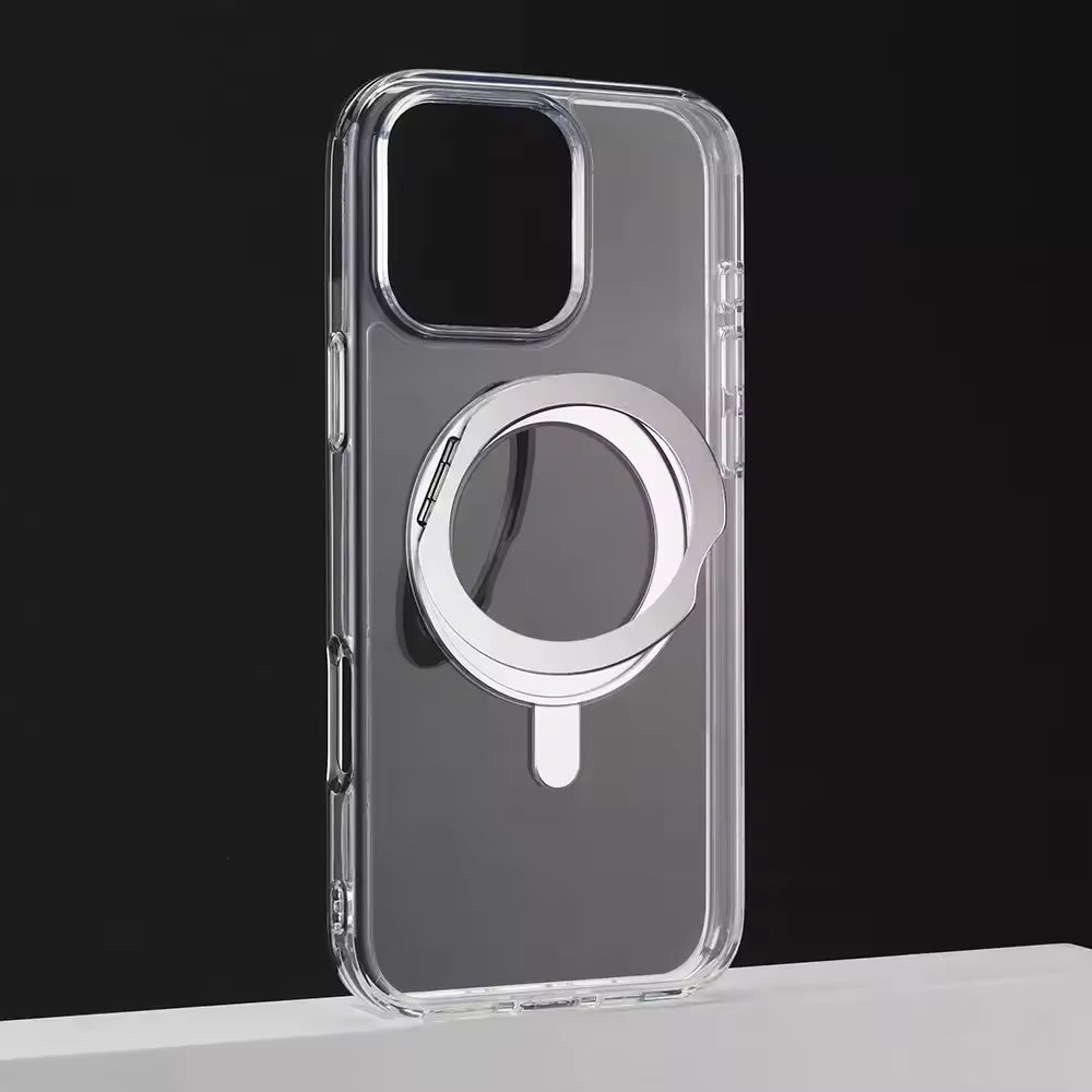 MagnaSpin 360™ Rotating Magnetic Phone Case with Metal Stand