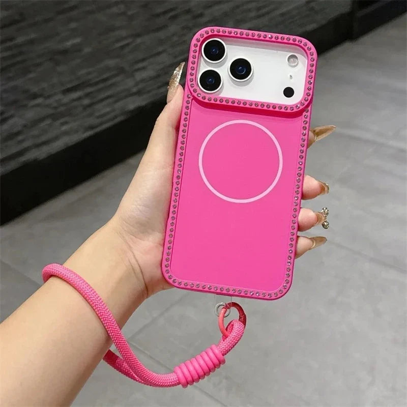 Luxury Glitter Lanyard Case for iPhone
