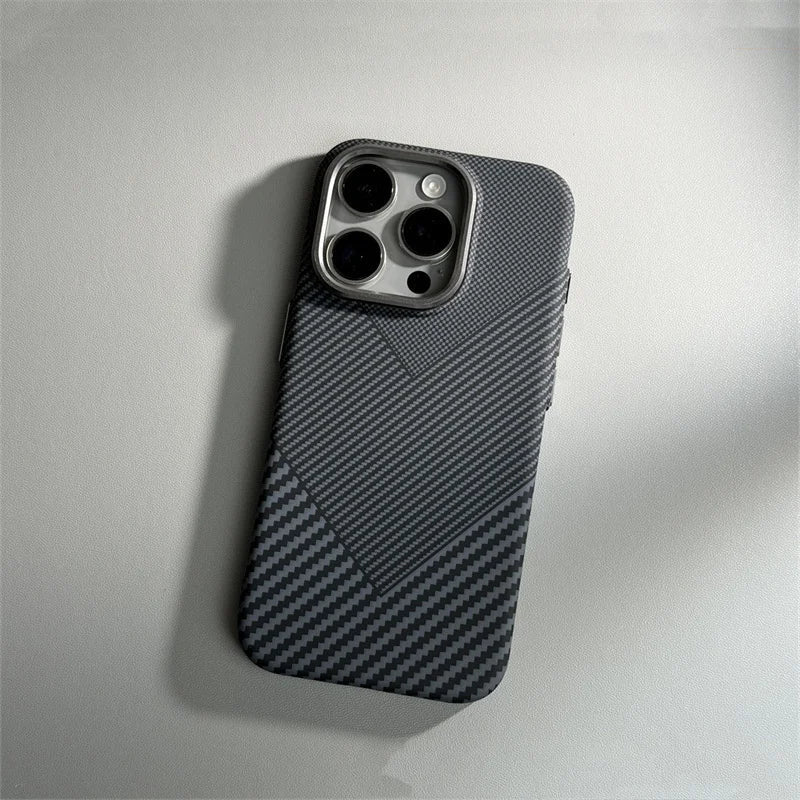 Carbon Fiber Magnetic Case for iPhone 😍