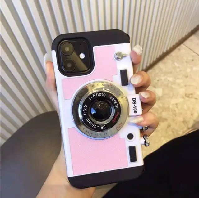 Luxury 3D Camera Phone Case for Samsung