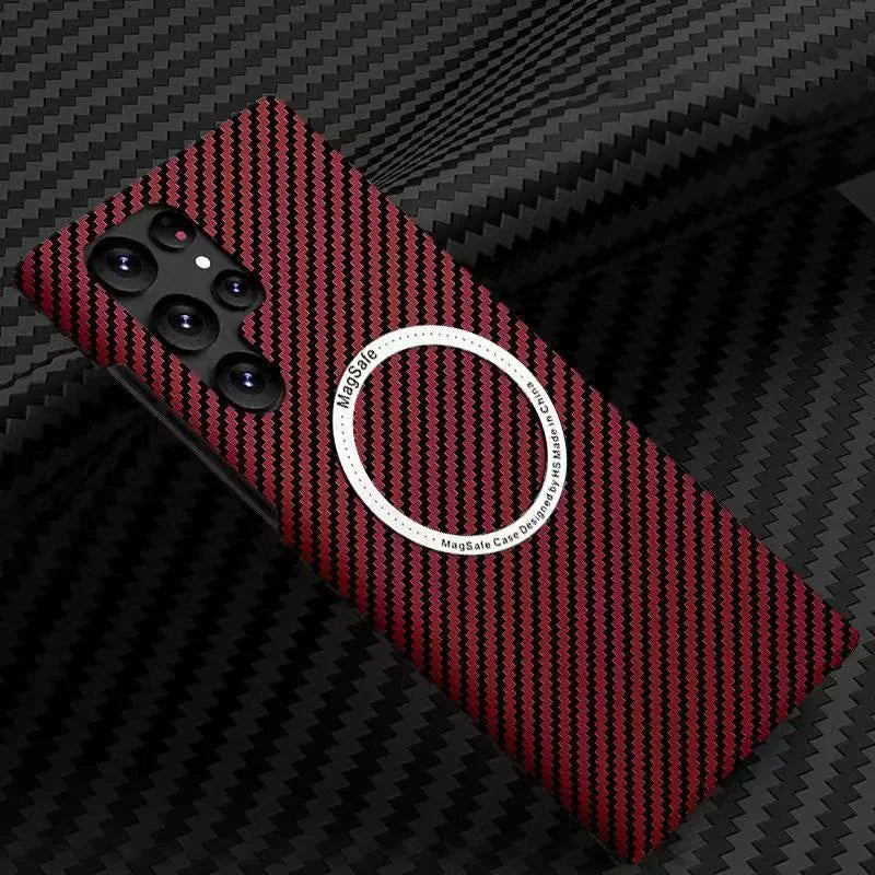 PC Material Carbon Fiber Texture Shockproof
