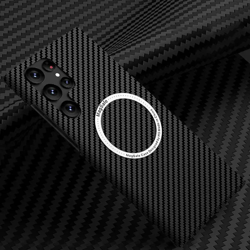 PC Material Carbon Fiber Texture Shockproof