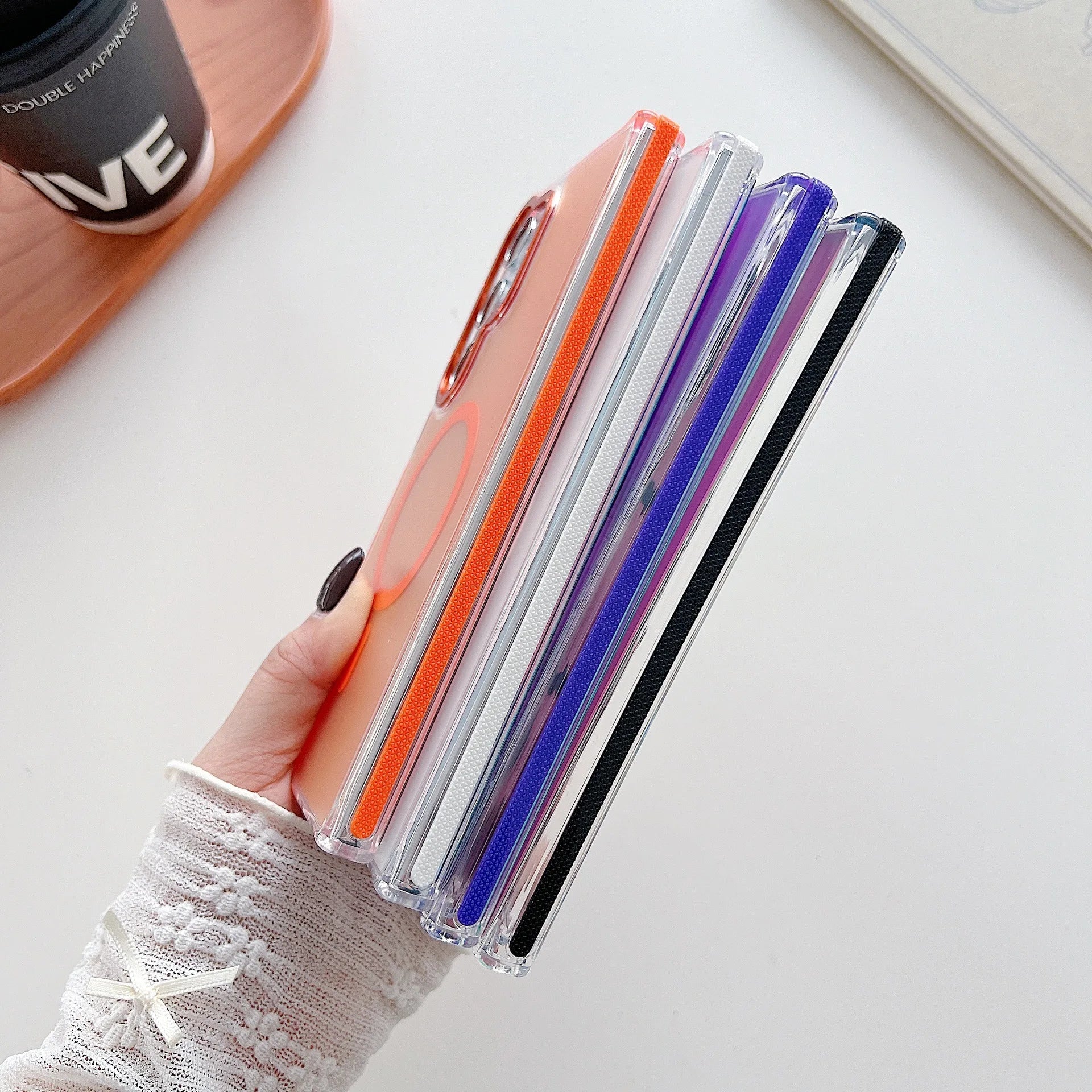 Translucent TPU PC Phone Case