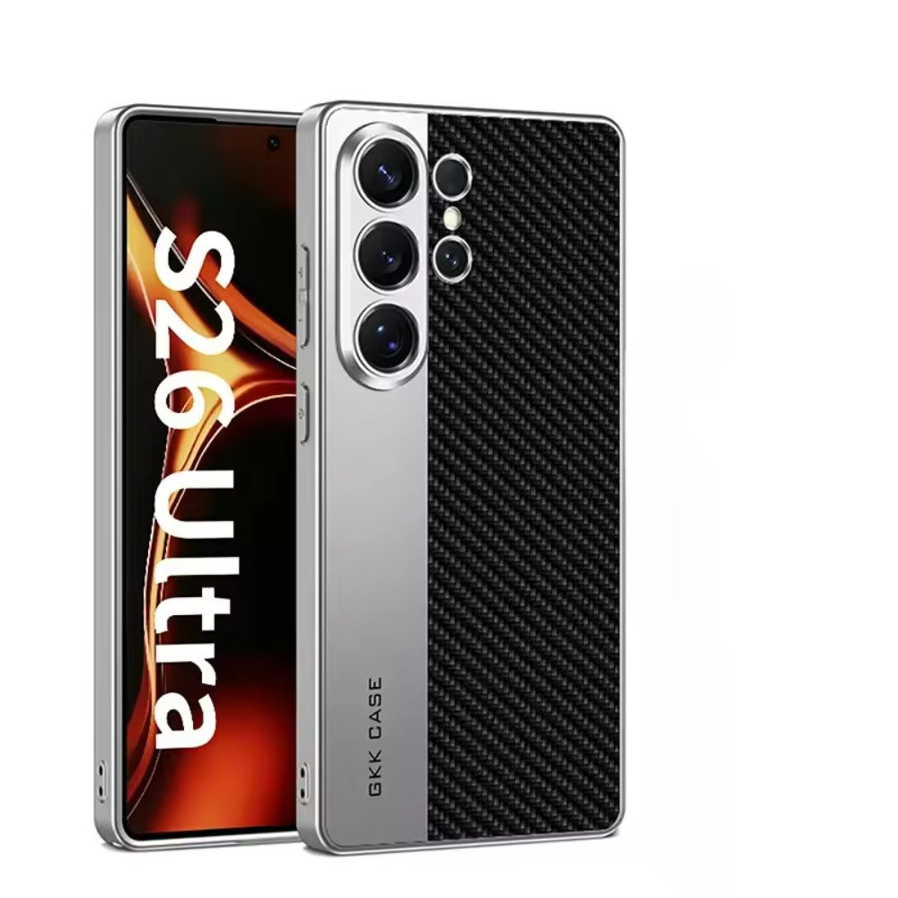 ElitePlated Luxury Leather Case – Ultra-Thin Shockproof Silicone Cover for Samsung Galaxy