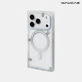 Matte Semi-Transparent Magnetic Square Case for iPhone